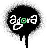 logo sprayed color